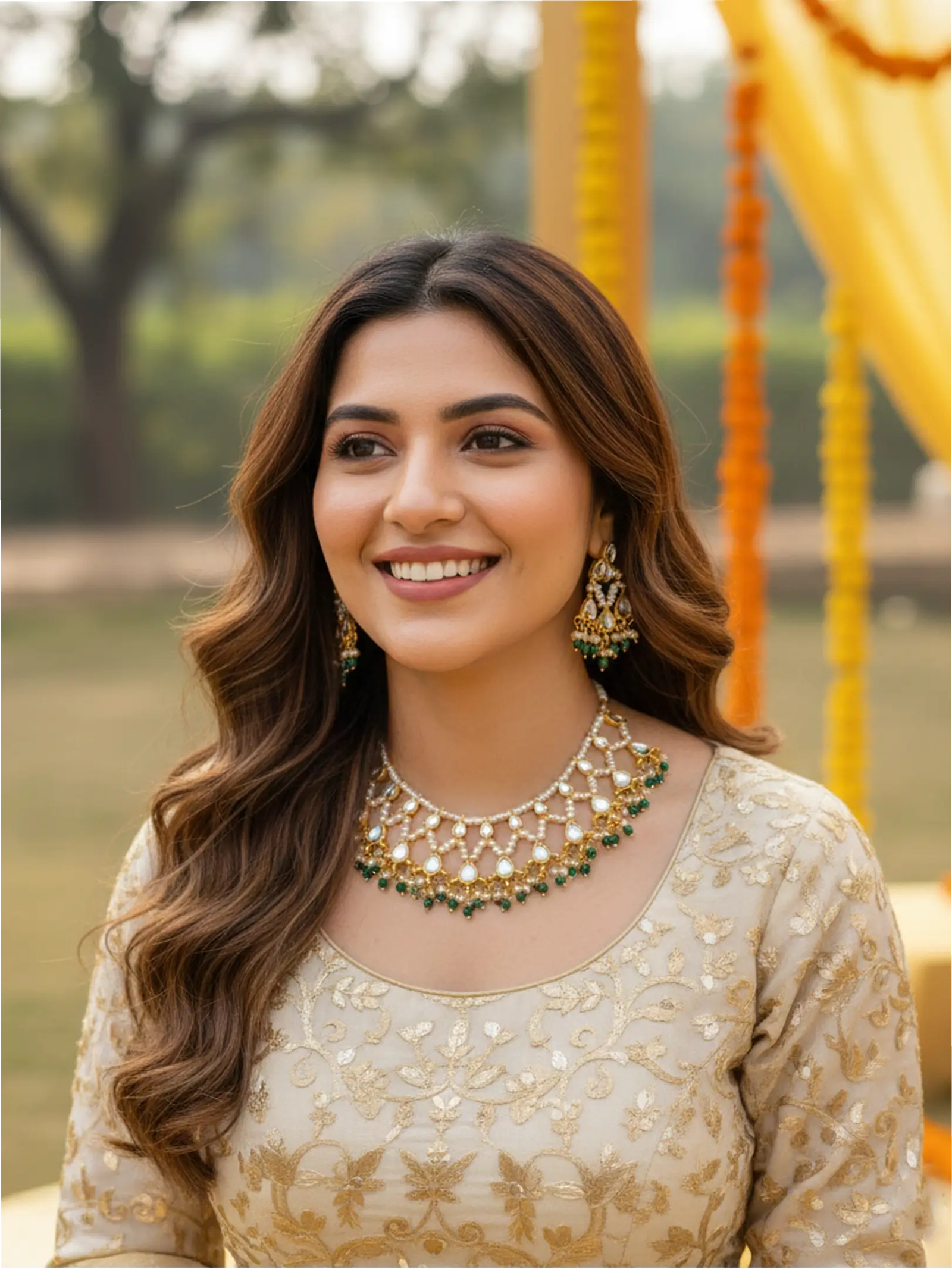 Traditional Kundan Necklace Set