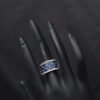 Sapphire Lattice Ring