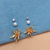 Celestial pearl Trio Earring Set