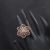 Ruby Floral Ring