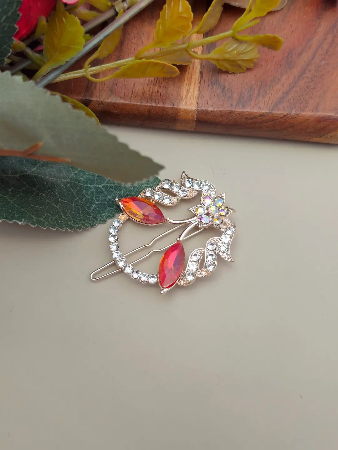 Stone Crystal Hair Clip