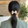 Grid Bow Clip