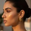 Bold Link Hoop Earring